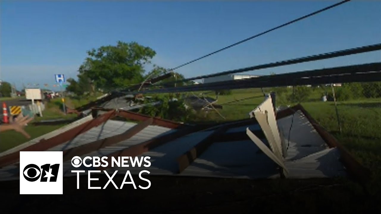 Large hail, destructive winds caused damage and power outages across North Texas | Watch Live