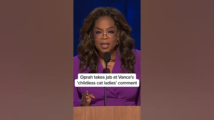 Oprah takes jab at Vance's 'childless cat ladies' comment