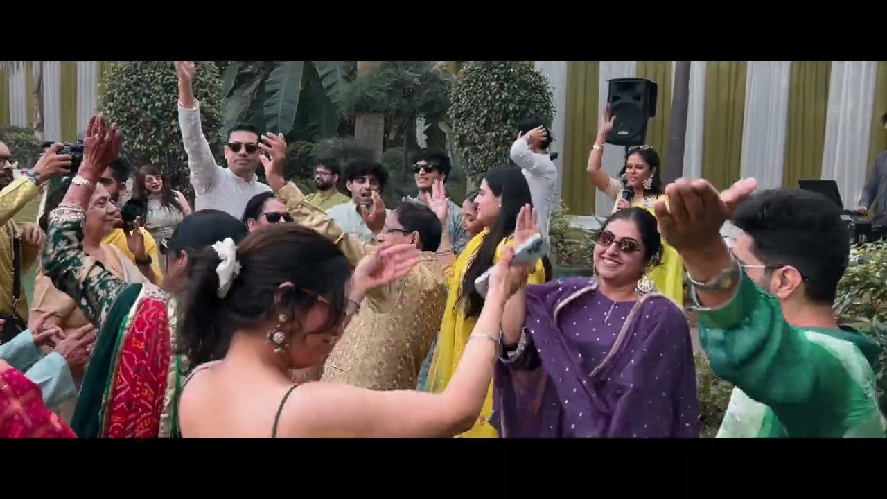 Bollywood couple Haldi Ceremony | kashish Grover & Ambika Grover | Tanishka Chhabra