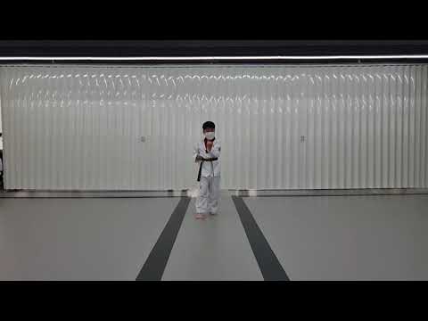 2021 백석대학교 총장배 온라인태권도대회 (공인품새 개인전 유급자부 조유겸 태극 2장)