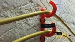 Tidi Cable Hooks: Raise Trailing Power Cables Off the Floor