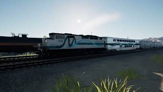 Metrolink F59PHR on Antelope Valley Line @TrainSimWorld 