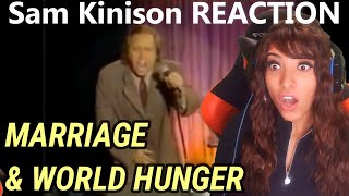 FIRST TIME REACTION Sam Kinison- Marriage And World Hunger