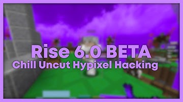 10 Minutes of Uncut Hypixel Hacking with Rise 6.0 BETA! | Longjump & Infinite Scaffold