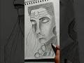 Lord Shiva Shading Tutorial Part-2 ✏️🔥 | #shorts #drawing #shiv