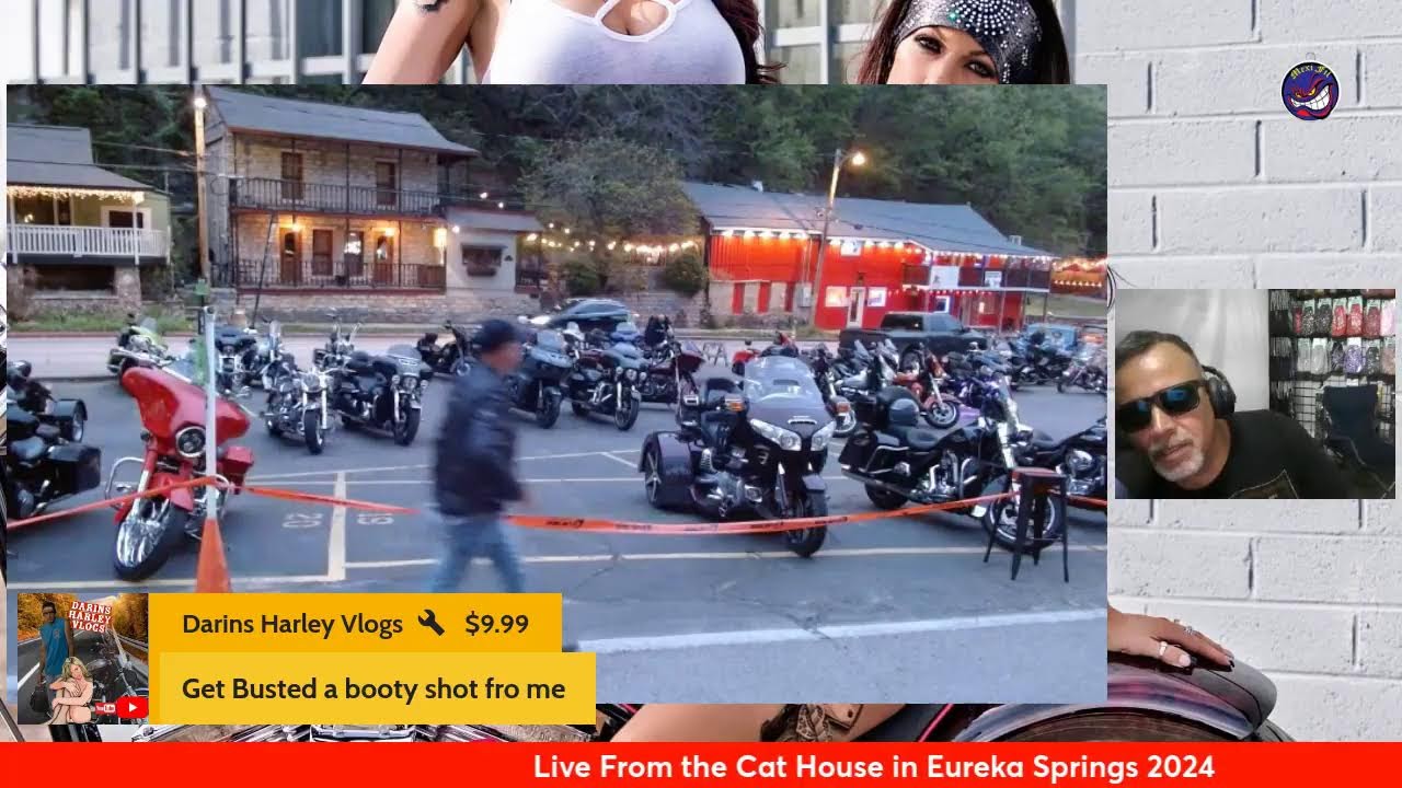 Biker Rally in Eureka Springs AR 2024 YouTube