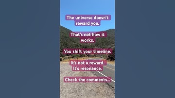 The universe isn’t testing you. It’s mirroring you. #manifestation #spiritualawakening