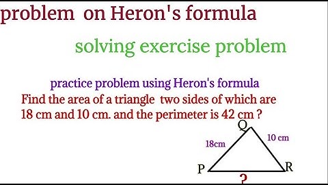 Problem on Heron