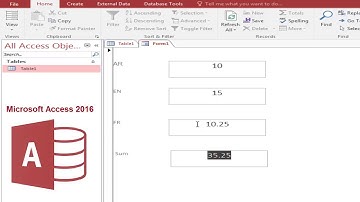 How to Sum value of fields in a ms access form without VBA