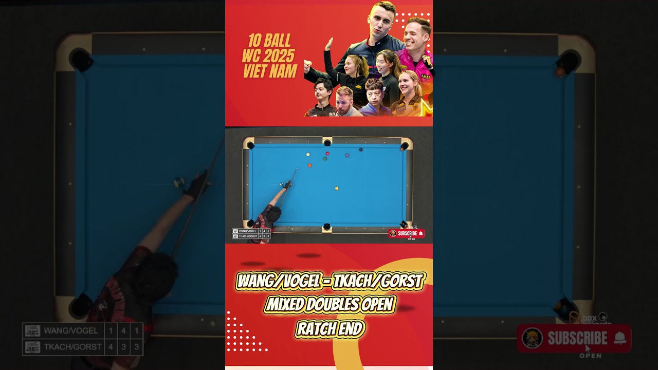 Wang/Vogel vs Tkach/Gorst | Last Rack | Mixed Doubles Open 2025 | ワン/フォーゲル vs トカチ/ゴルスト