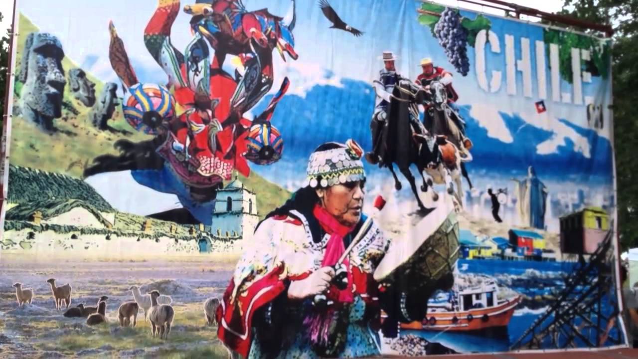 Chile Pays Tribute to Palestine - Edmonton Heritage Festival 2014