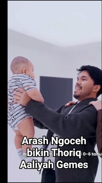 when Arash talks makes Thoriq Aaliyah Cute