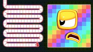 Can Numberblocks Snakes ESCAPE the WORLD'S BIGGEST Maze
