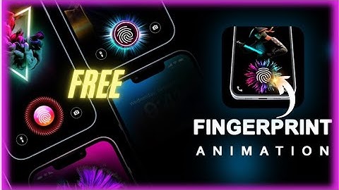 Screct Fingerprint Animation Tricks | எந்தவொரு APP-ம் இல்லாமல் MOBILE FRONT SCREEN- FINGERPRINT 💥