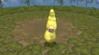 Spore creature no hands no feet