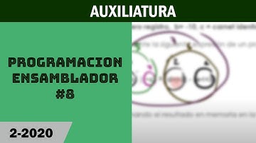 Ejercicios aritmeticos y logicos│Aux program ensamblador #8