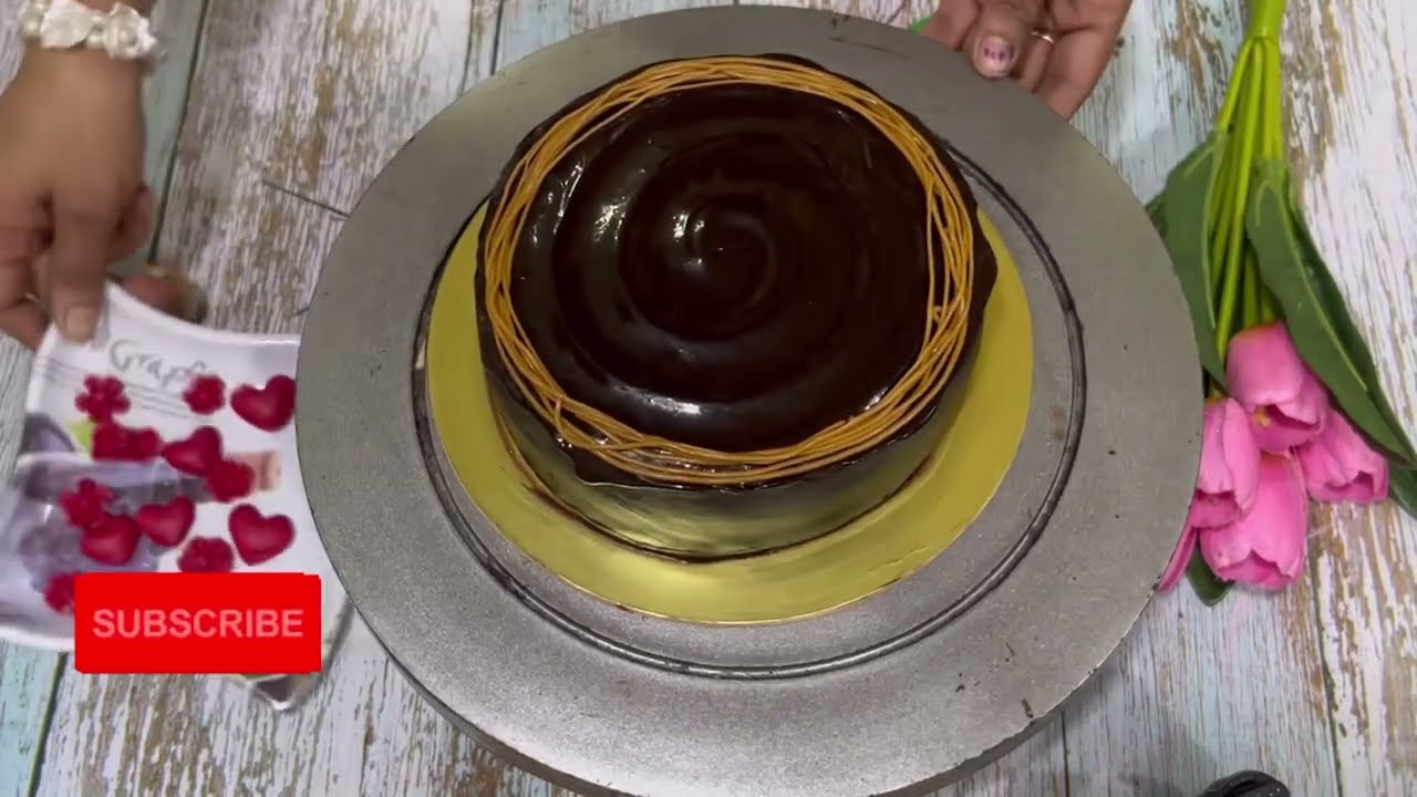 Chocolate Truffle Cake Decoration |Chocolate Truffle Cake New Design 