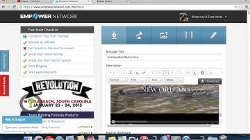 How To Create A Blog on Empower Network Blog Beast (ENV2)