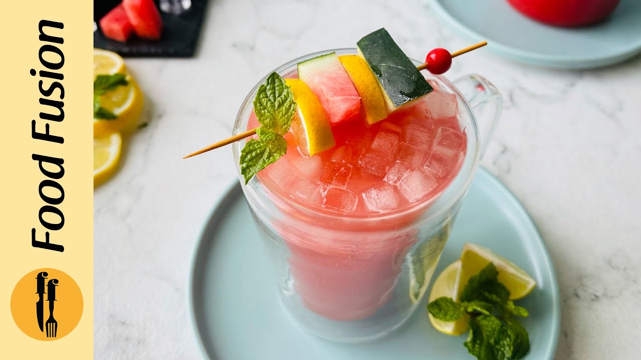 Watermelon Green Tea Detox Recipe By Food Fusion YouTube