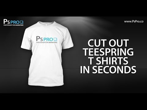How To Cut Out TeeSpring Tees In 
