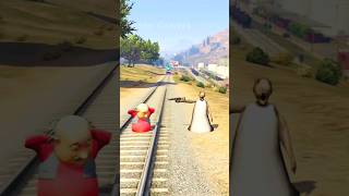 GTA V: THOMAS TRAIN SAVE MOTU FROM GRANNY shorts granny gta5