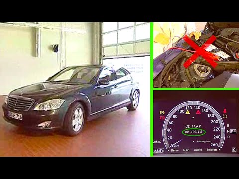 Mercedes-Benz S-Class - Single-battery on-board electrical system | C216, W221