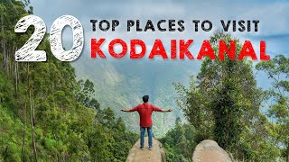 Top 20 Places in Kodaikanal | Kodaikanal Tourist Places | Places to visit Kodaikanal | Kodaiknal