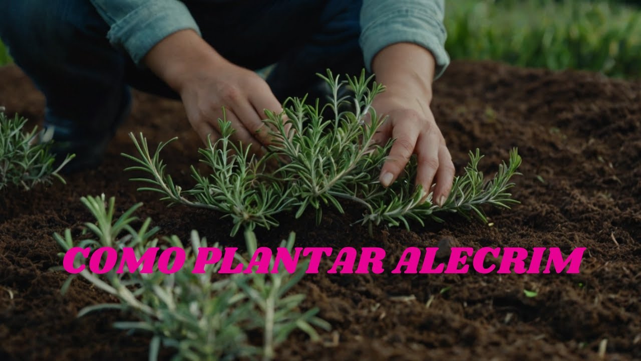 Como plantar alecrim passo a passo
