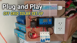 Off Grid Solar System wiring assembly tutorials