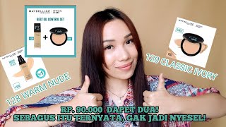 REVIEW JUJUR + WEARTEST MAYBELLINE FIT ME POWDER FOUNDATION (BEDAK PALING AWET 24 JAM) FULL SWATCH