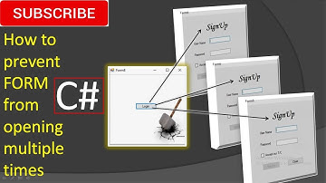 C# winforms How to prevent form from opening multiple times