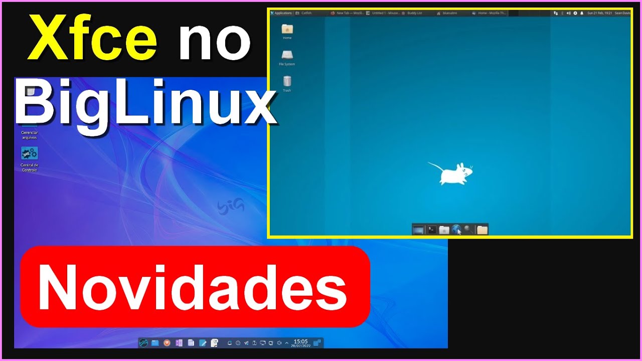 BigLinux o Linux Brasileiro. Como instalar o Xfce e Novidades - YouTube