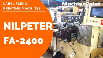 NILPETER  FA-2400 Label flexo printing machines | NILPETER  Machines