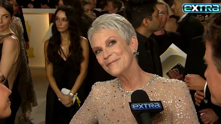 Oscars 2023: Jamie Lee Curtis TEARS UP on the Red ...