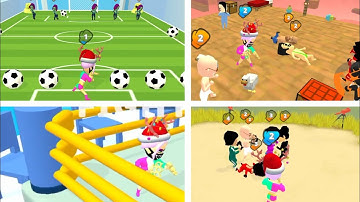 I The One Action Fighting - Funny Modes Soccer,Pixel Arena,Squid,lava - Gameplay