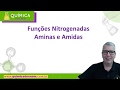 FUNÇÕES ORGÂNICAS - AMINAS E AMIDAS