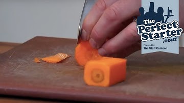 How to block off a carrot, by Michelin star chef Russell Brown