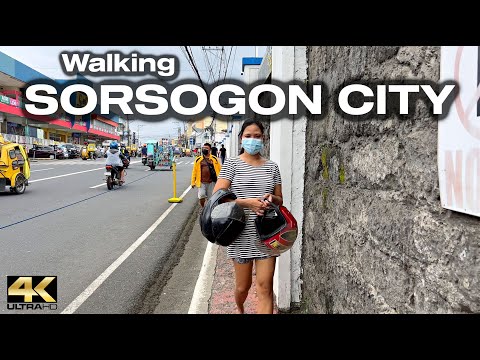 Walking SORSOGON CITY Sorsogon Bicol Philippines [4K]
