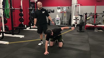 Quadruped Position Band Assisted T-Spine Rotation