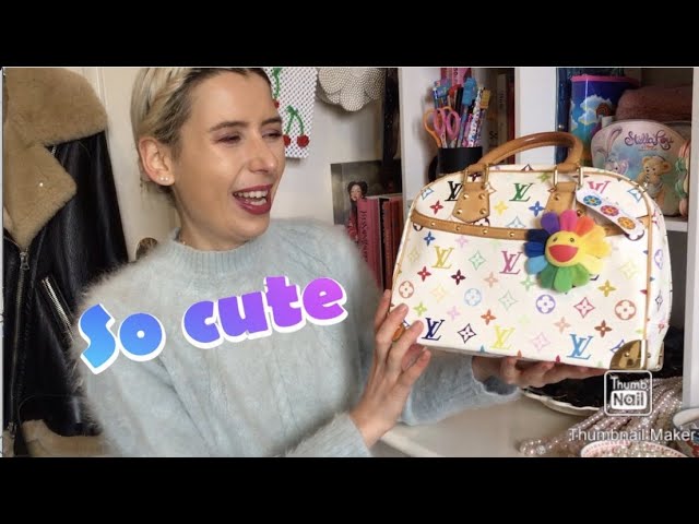 Vintage Louis Vuitton UNBOXING Trouville Multicolor Murakami Collection