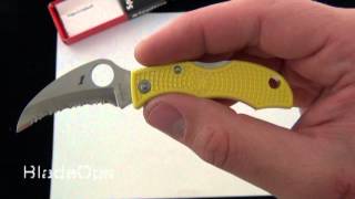 Spyderco Ladybug 3 Hawkbill Salt H1 Steel