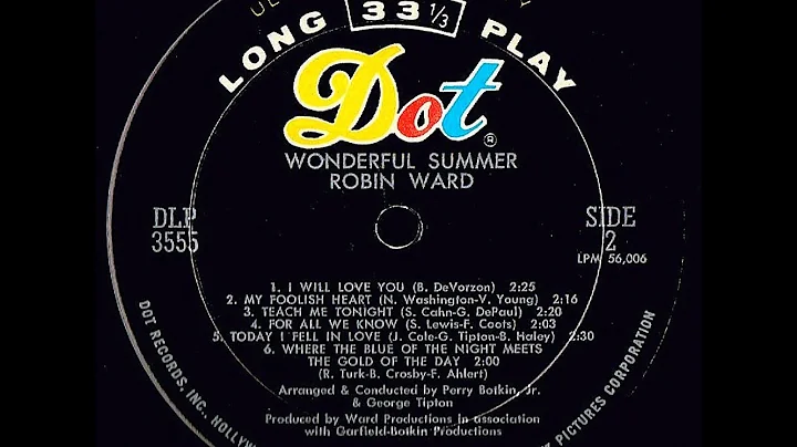 Robin Ward - TODAY I FELL IN LOVE (Gold Star Studi...