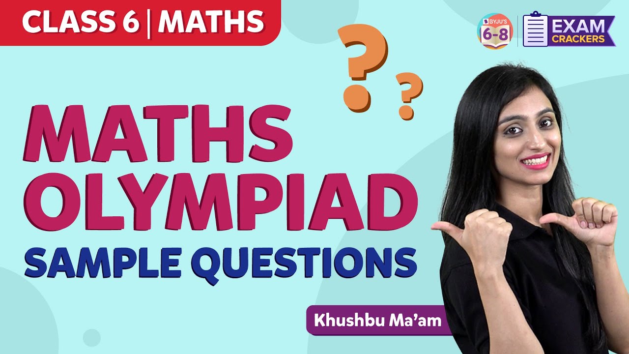 Maths olympiad sample questions and answers for class 6 maths