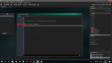 Conditions and If Statements in GameMaker Studio 2