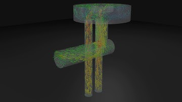 CFD k-epsilon Turbulence Simulation with OpenFOAM® (Solver SimpleFoam) and Blender™