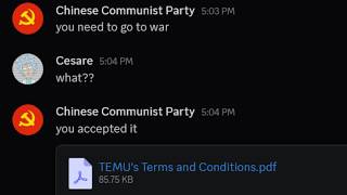 When you don't read Temu's terms and conditions