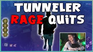 TUNNELER RAGE QUITS | DEAD BY DAYLIGHT SURVIVOR GAMEPLAY |