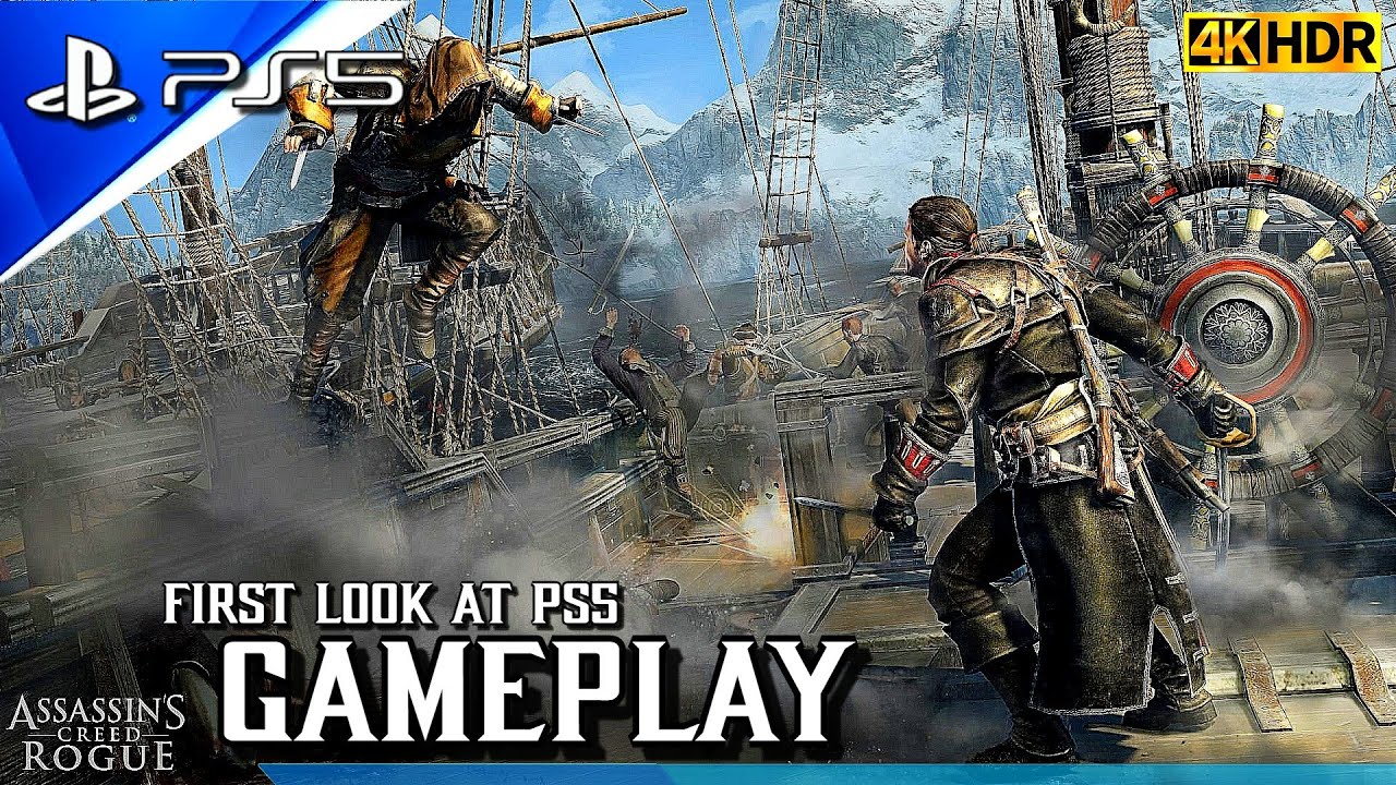 Assassin's Creed Rogue PS4 vs PS5 Gameplay 