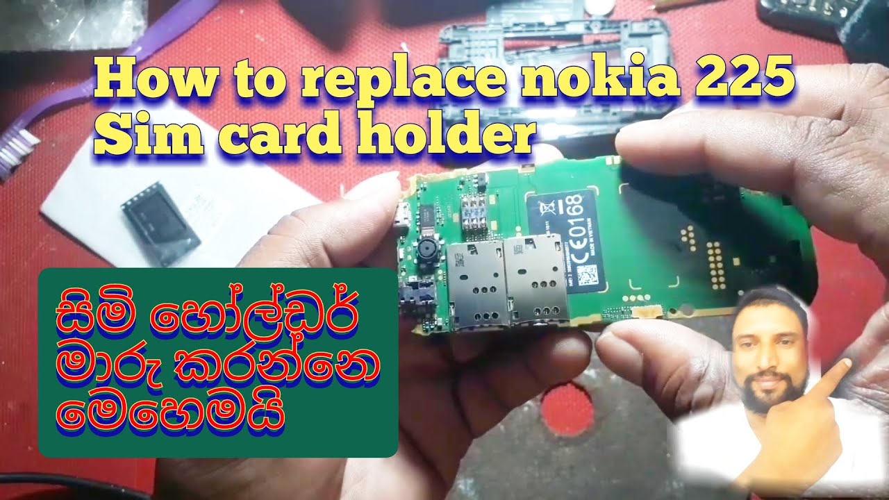 how-to-replace-nokia-225-sim-holder-in-sinhala-youtube