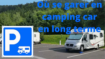 Où se garer avec une caravane ?